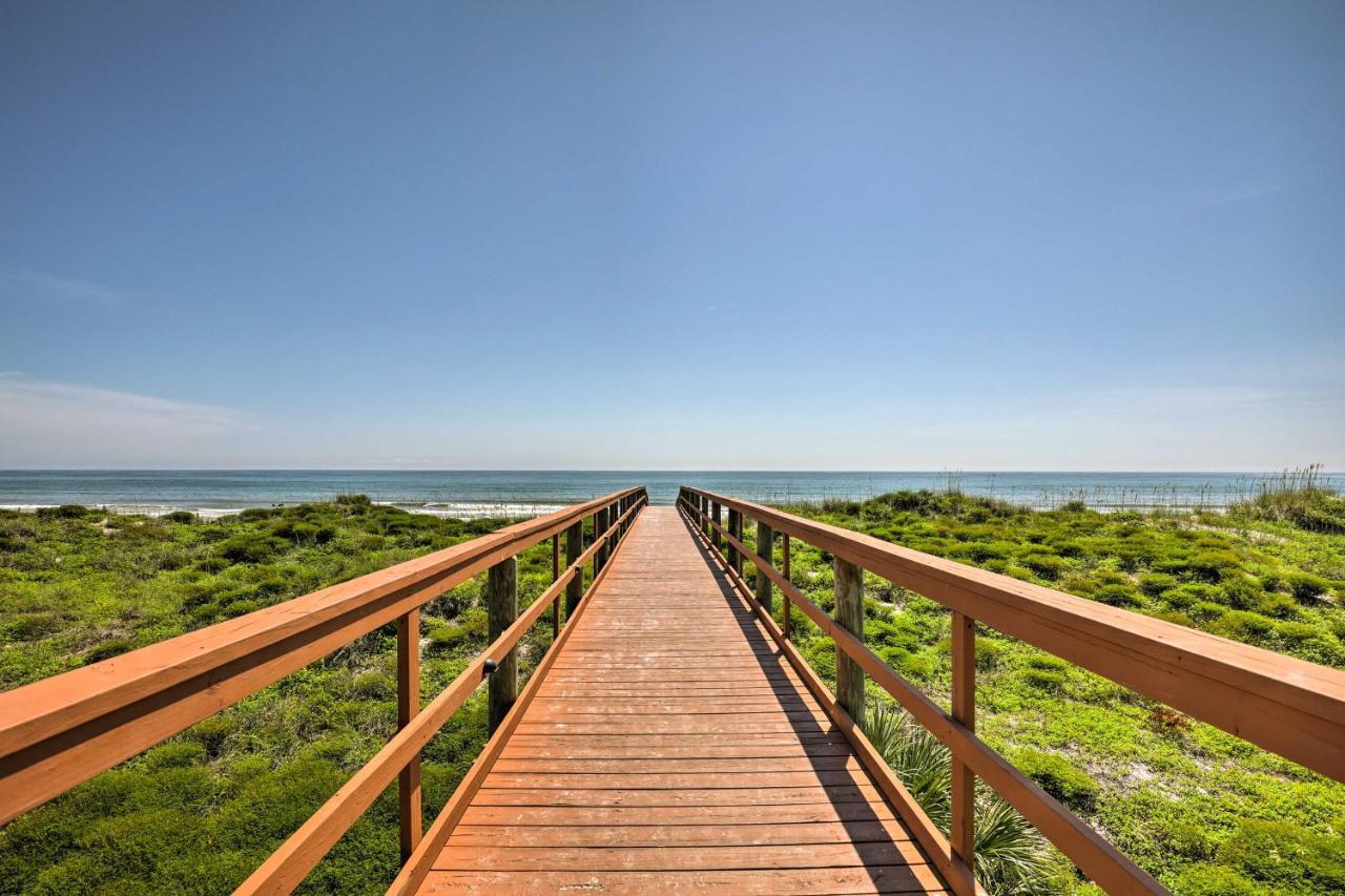 Oceanfront St Augustine Studio With Pool Access! St. Augustine Esterno foto