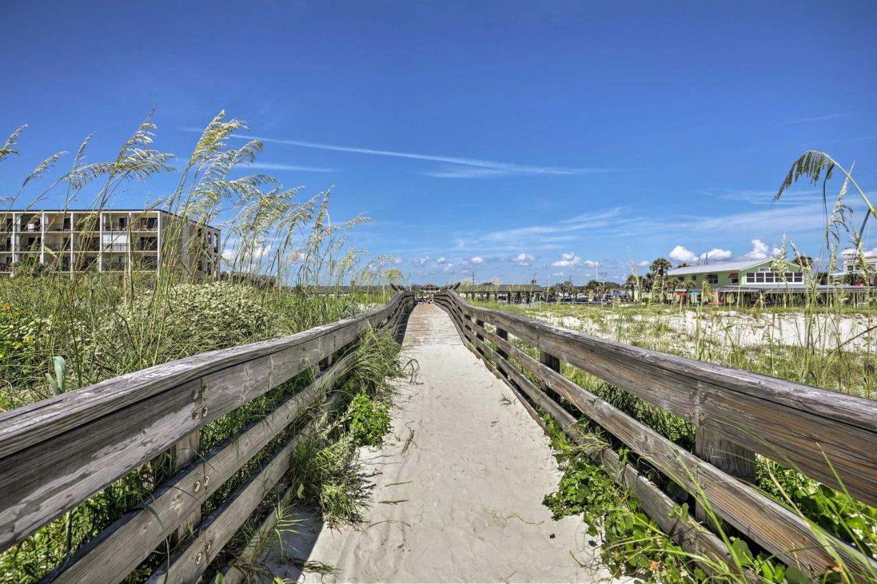 Oceanfront St Augustine Studio With Pool Access! St. Augustine Esterno foto